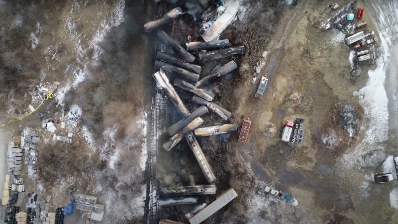 Norfolk Southern agrees to pay $600 million settlement for eastern Ohio train derailment