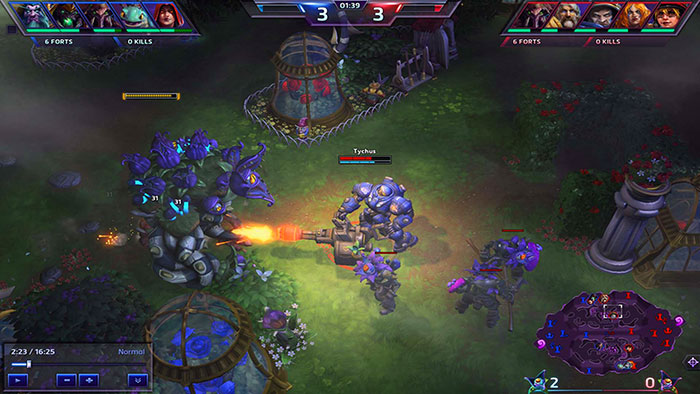 Игровой процесс Heroes of the Storm