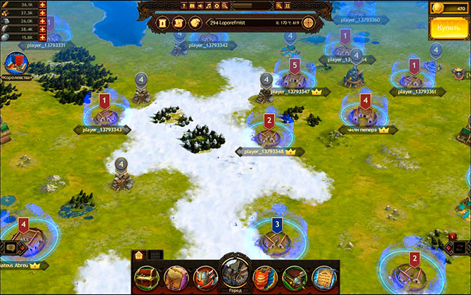 Игровой процесс Vikings War of Clans