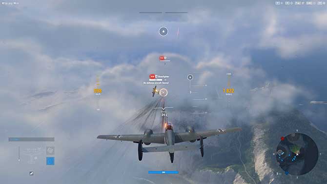 Скриншот из игры World of Warplanes